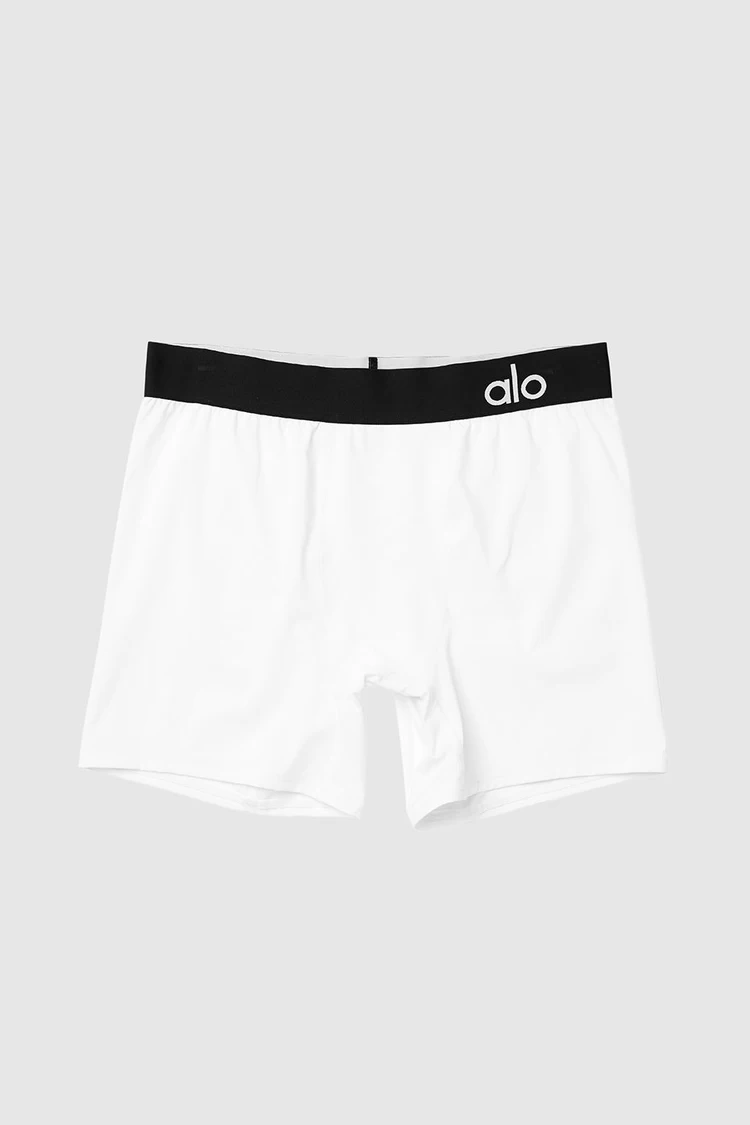 Aloyoga Hero Performance Boxer - White