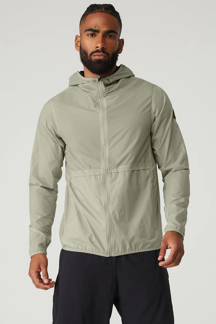 Aloyoga Repeat Running Jacket - Limestone