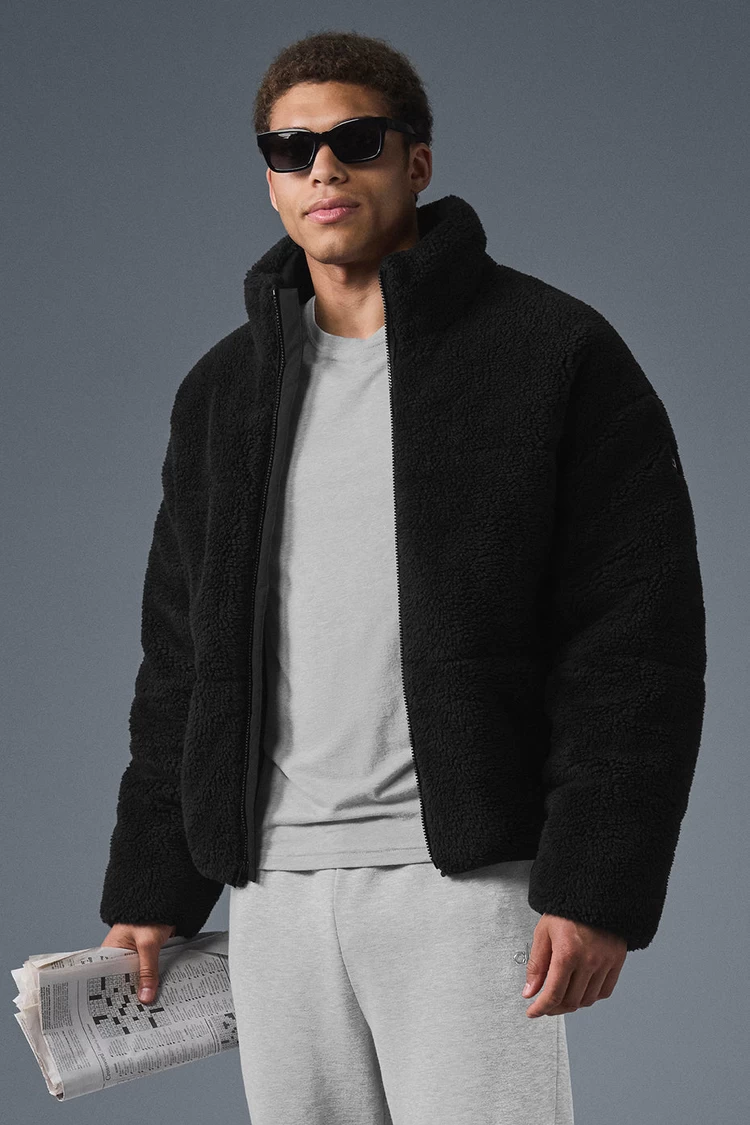 Aloyoga Sherpa Stage Puffer - Black