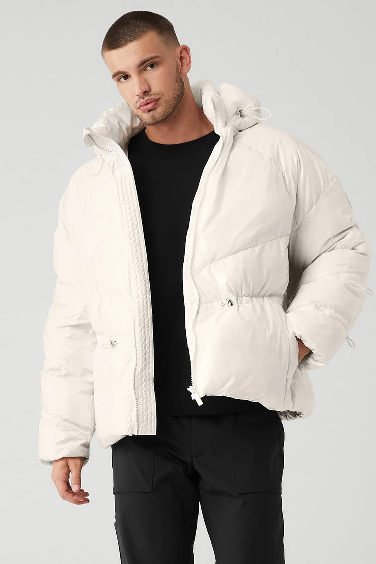 Aloyoga Stunner Puffer Jacket - Ivory