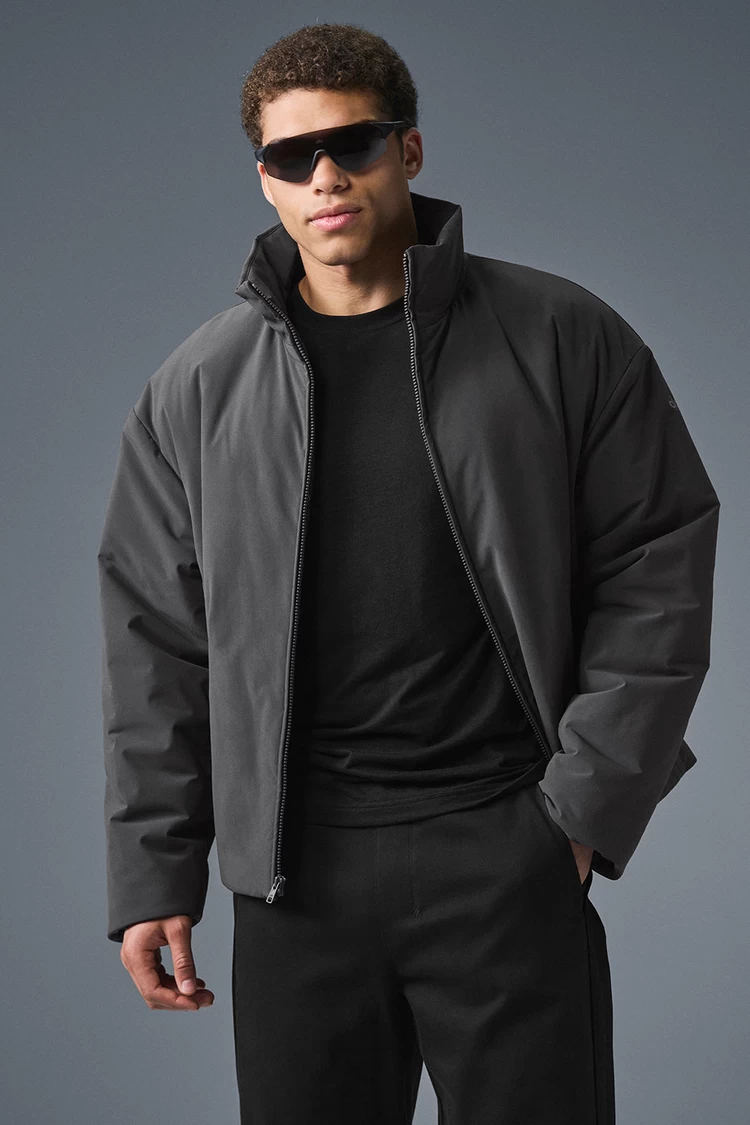 Aloyoga Stretch Woven Notable Jacket - Anthracite