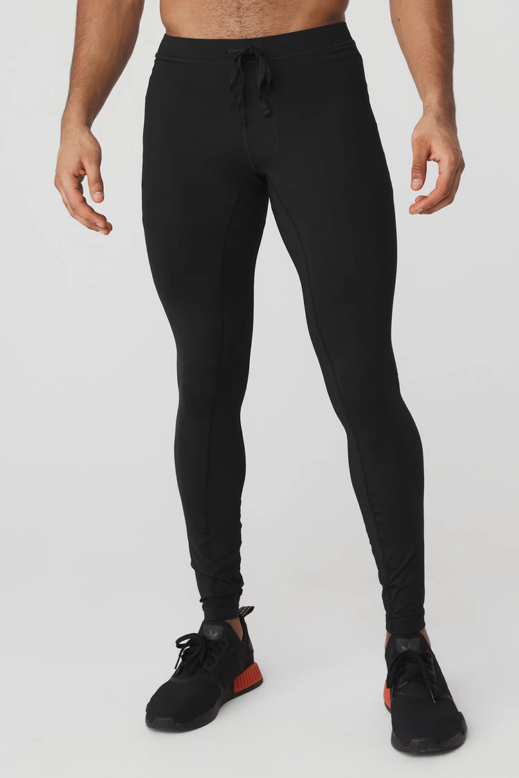 Aloyoga Warrior Compression Pant - Jet Black