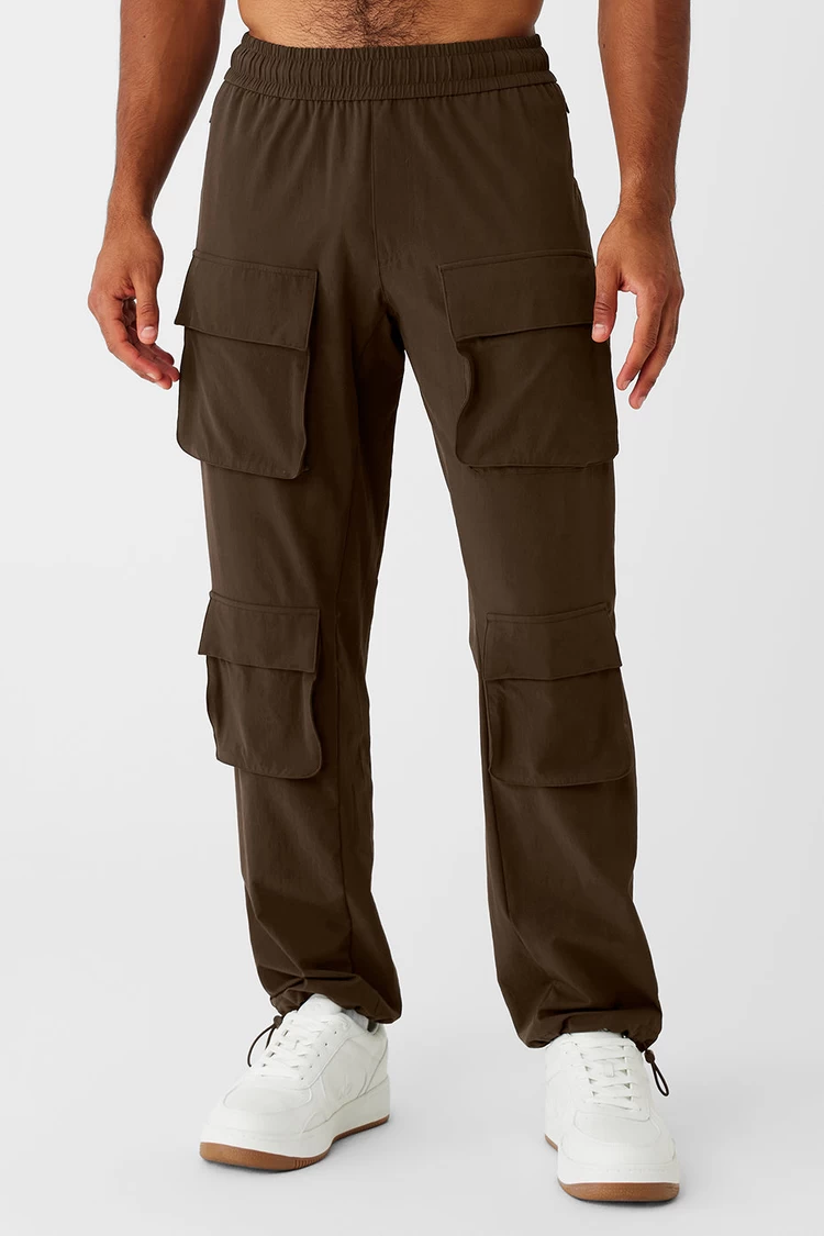 Aloyoga Cargo Venture Pant - Espresso