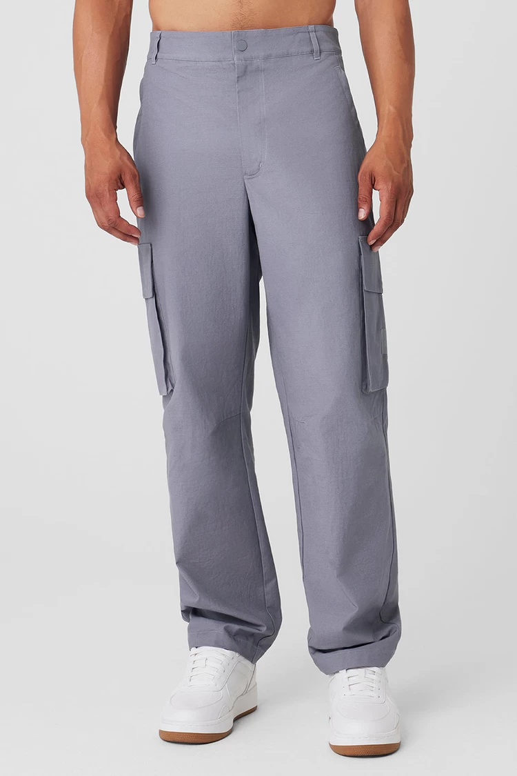 Aloyoga Cargo Ripstop Trouser - Fog