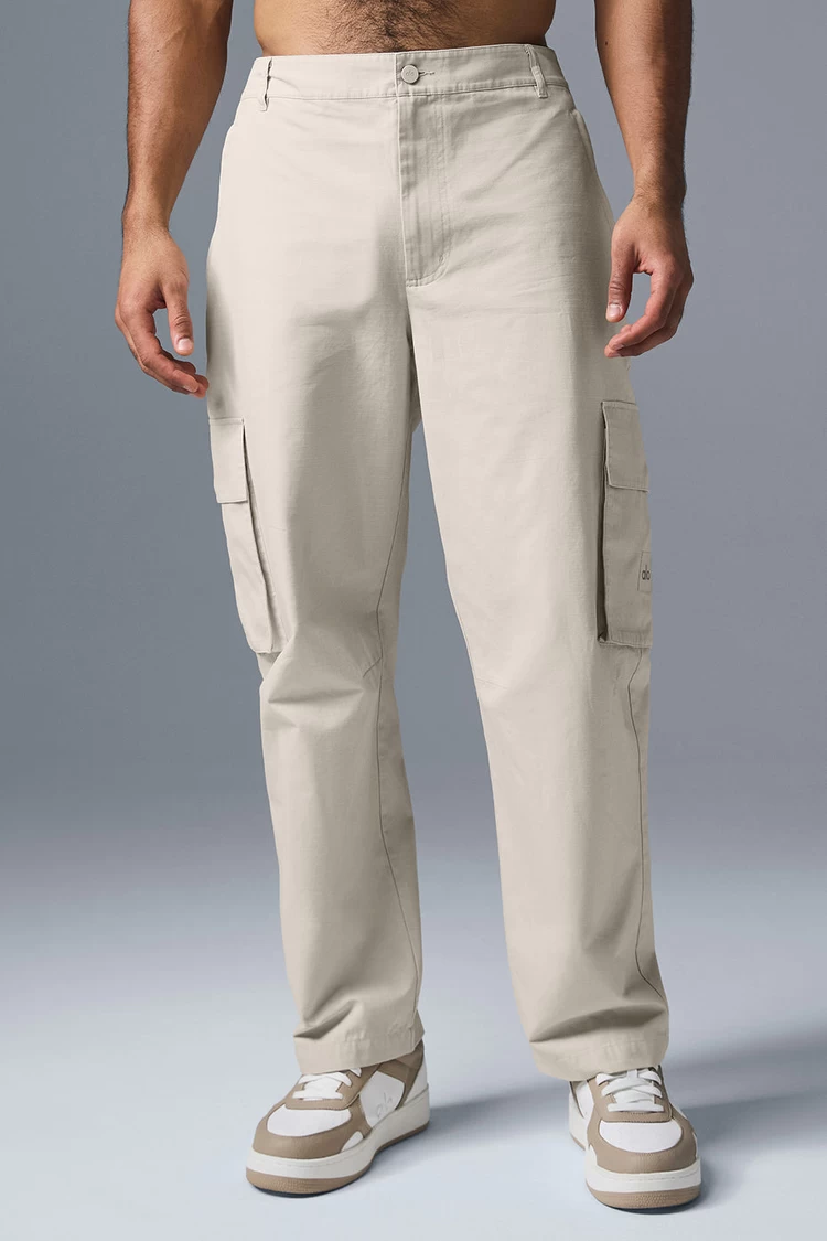 Aloyoga Cargo Ripstop Trouser - Bone