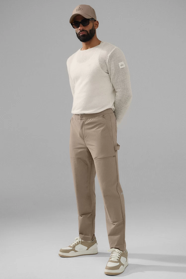 Aloyoga Co-Op Carpenter Track Pant - Gravel