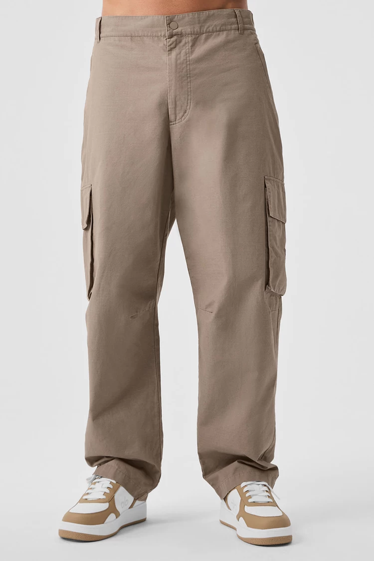 Aloyoga Cargo Ripstop Trouser - Gravel