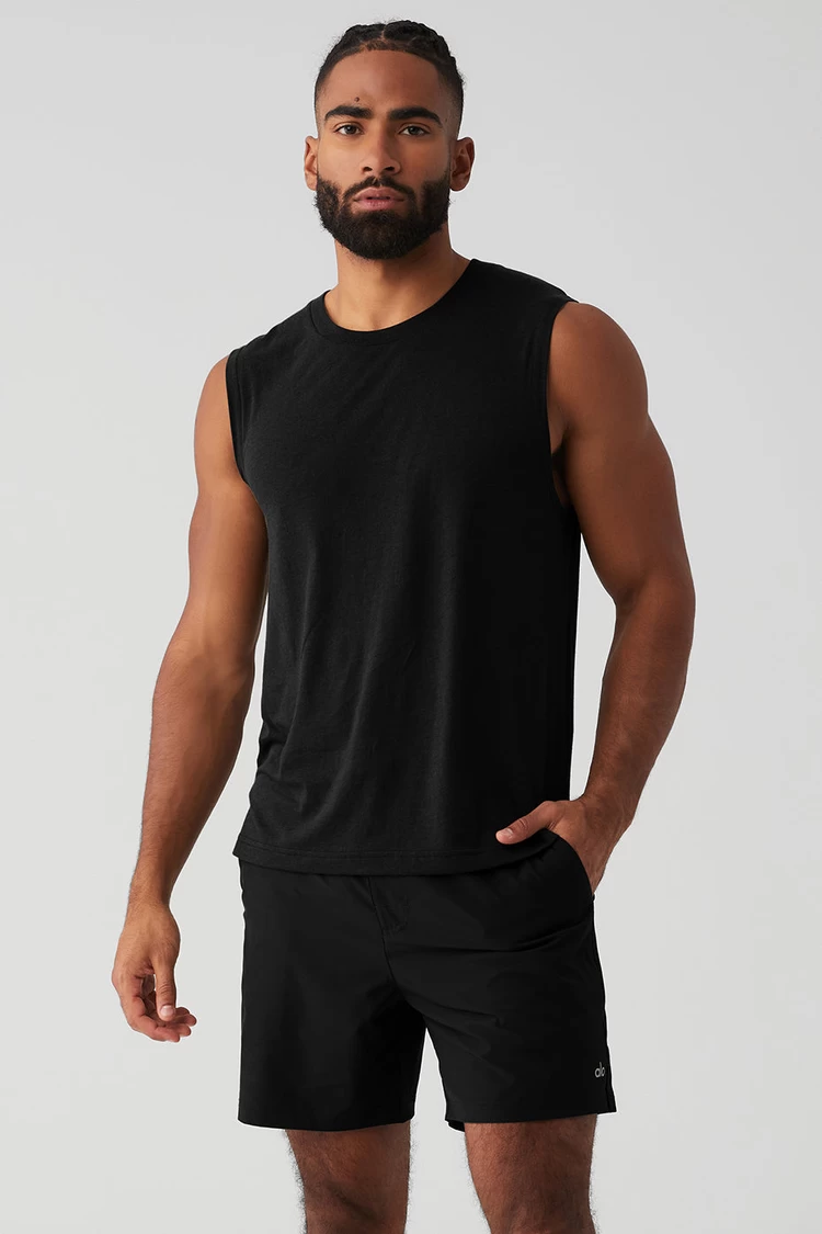 Aloyoga The Triumph Muscle Tank - Black