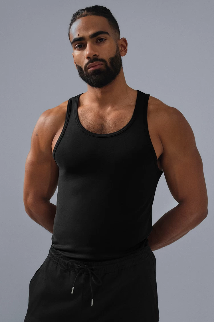 Aloyoga Everyday Modal Rib Tank - Black