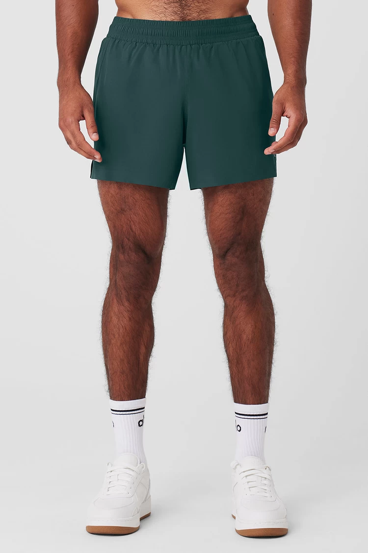 Aloyoga 5" Adapt Running Short - Midnight Green