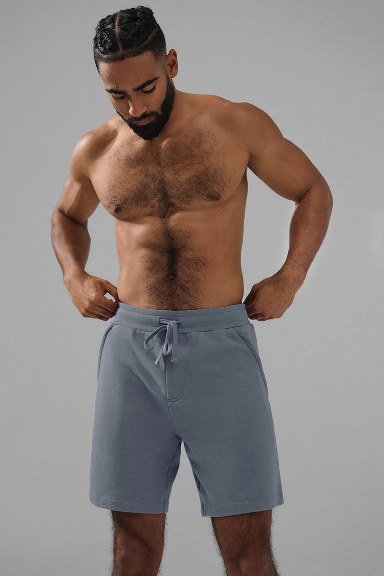 Aloyoga Chill Short - Ocelově šedá