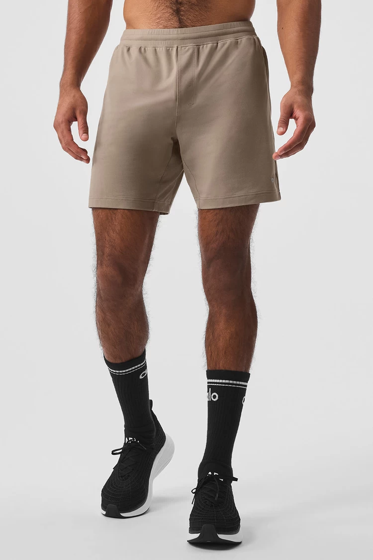 Aloyoga 7" Conquer React Performance Short - Gravel