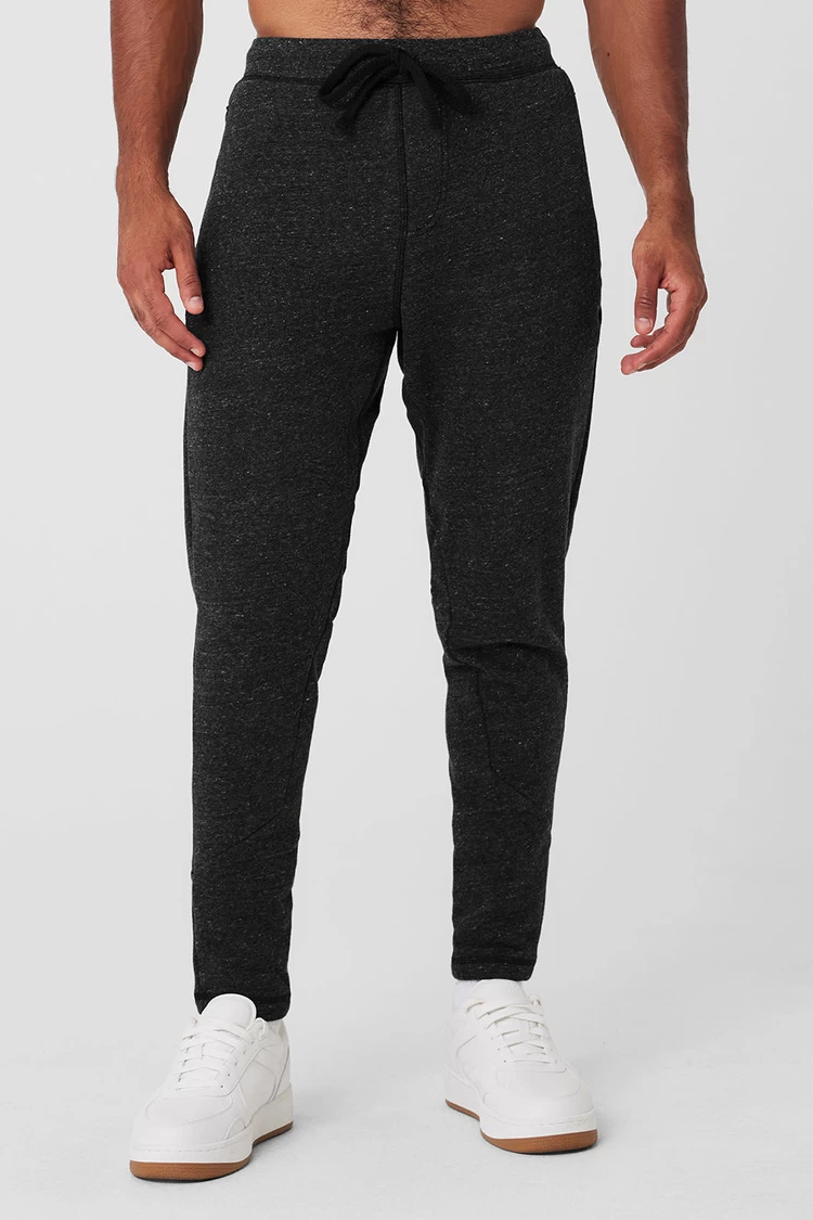 Aloyoga The Triumph Sweatpant - Charcoal Black Triblend
