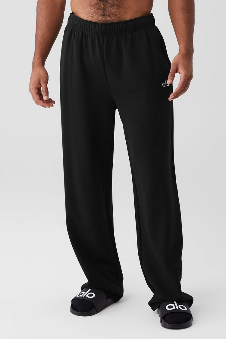 Aloyoga Accolade Straight Leg Sweatpant - Black