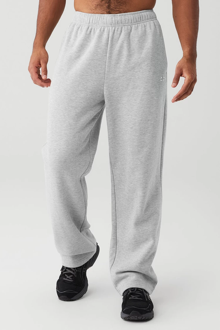 Aloyoga Accolade Straight Leg Sweatpant - Athletic Heather Grey
