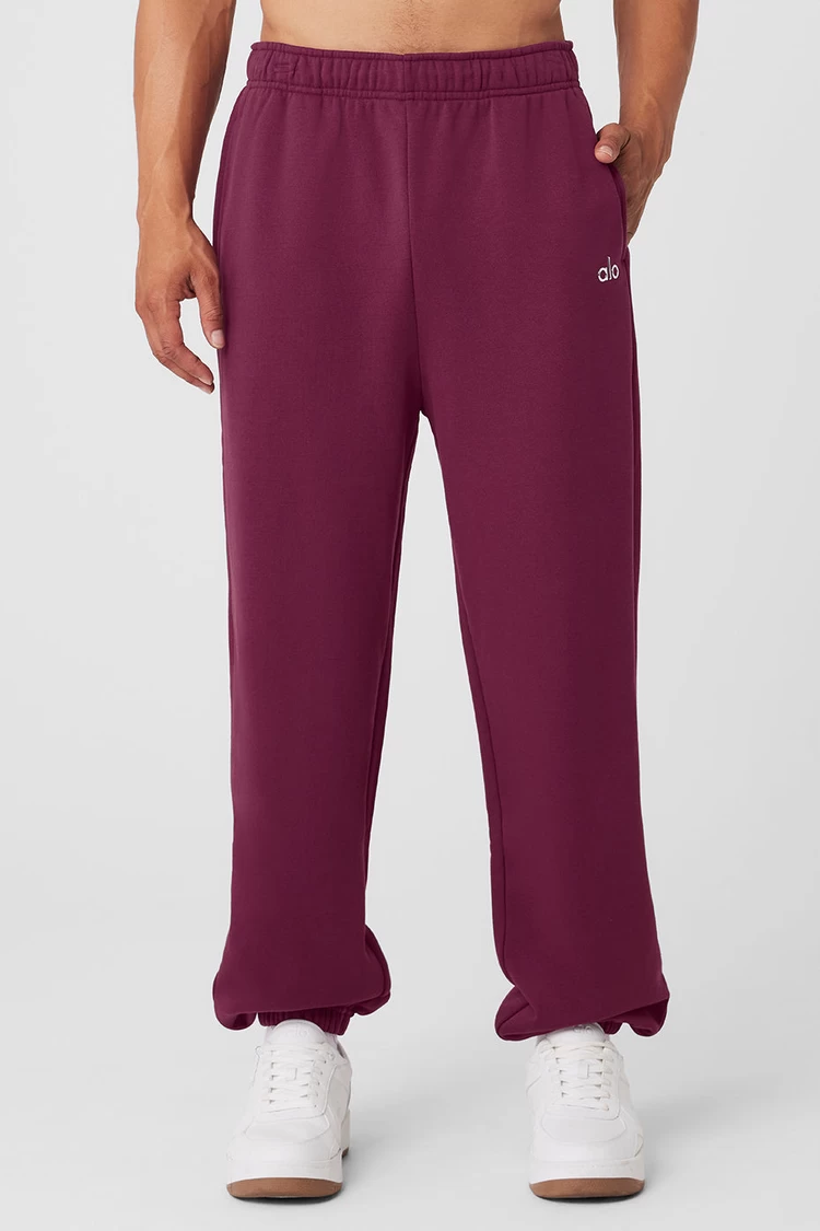 Aloyoga Accolade Sweatpant - Wild Berry