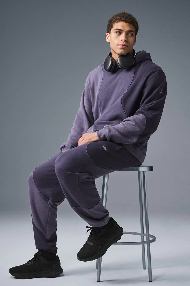 Aloyoga Make Waves Sweatpant - Italian Plum Tonal