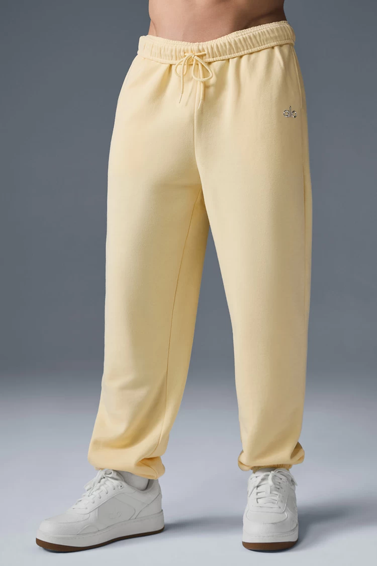 Aloyoga Accolade Sweatpant - Lemon Ice