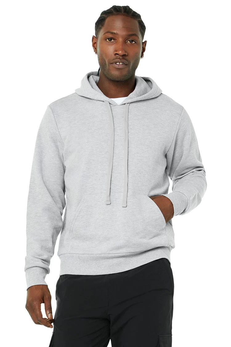 Aloyoga Caliber Hoodie - Athletic Heather Grey