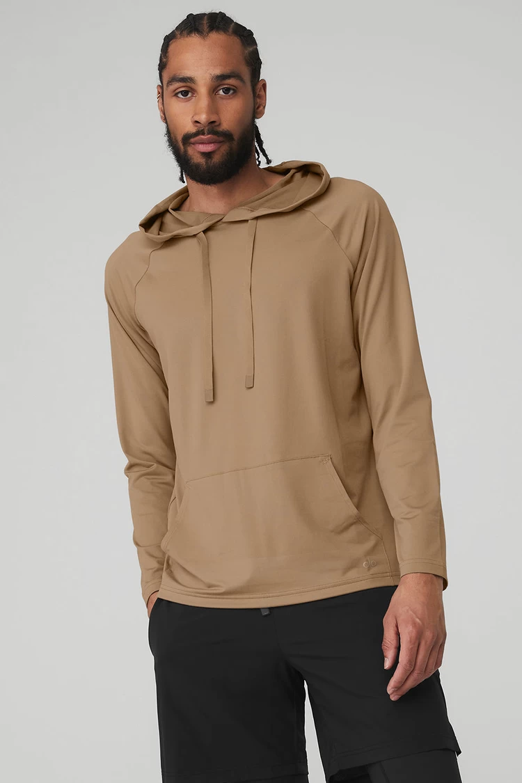 Aloyoga The Conquer Hoodie - Gravel