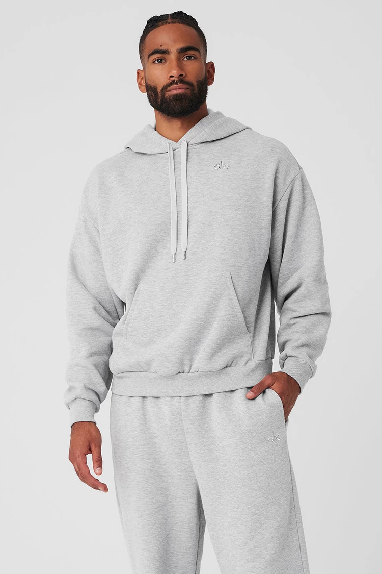 Aloyoga Accolade Hoodie - Athletic Heather Grey