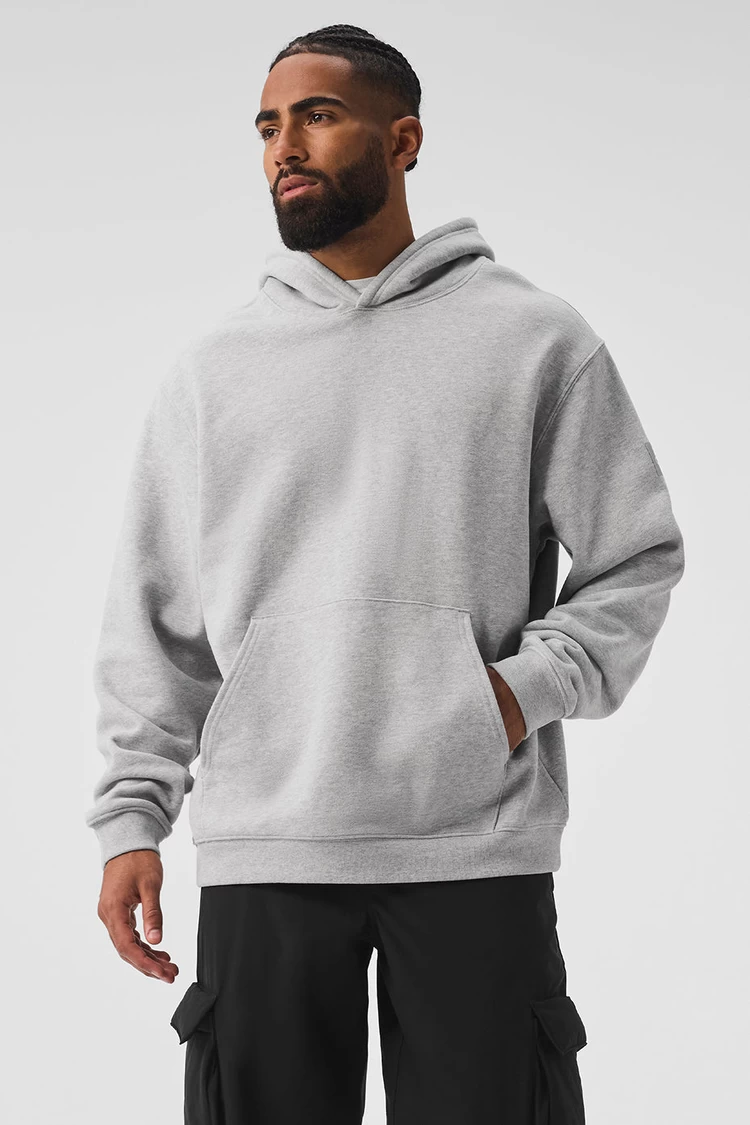 Aloyoga Renown Heavy Weight Hoodie - Athletic Heather Grey