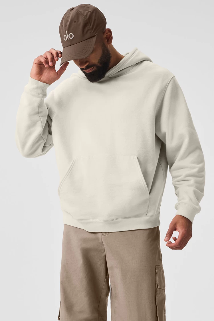 Aloyoga Renown Heavy Weight Hoodie - Bone