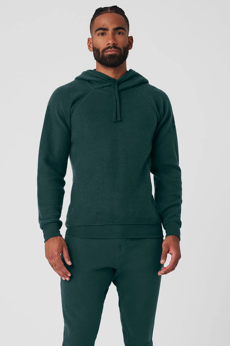 Aloyoga The Triumph Hoodie - Midnight Green