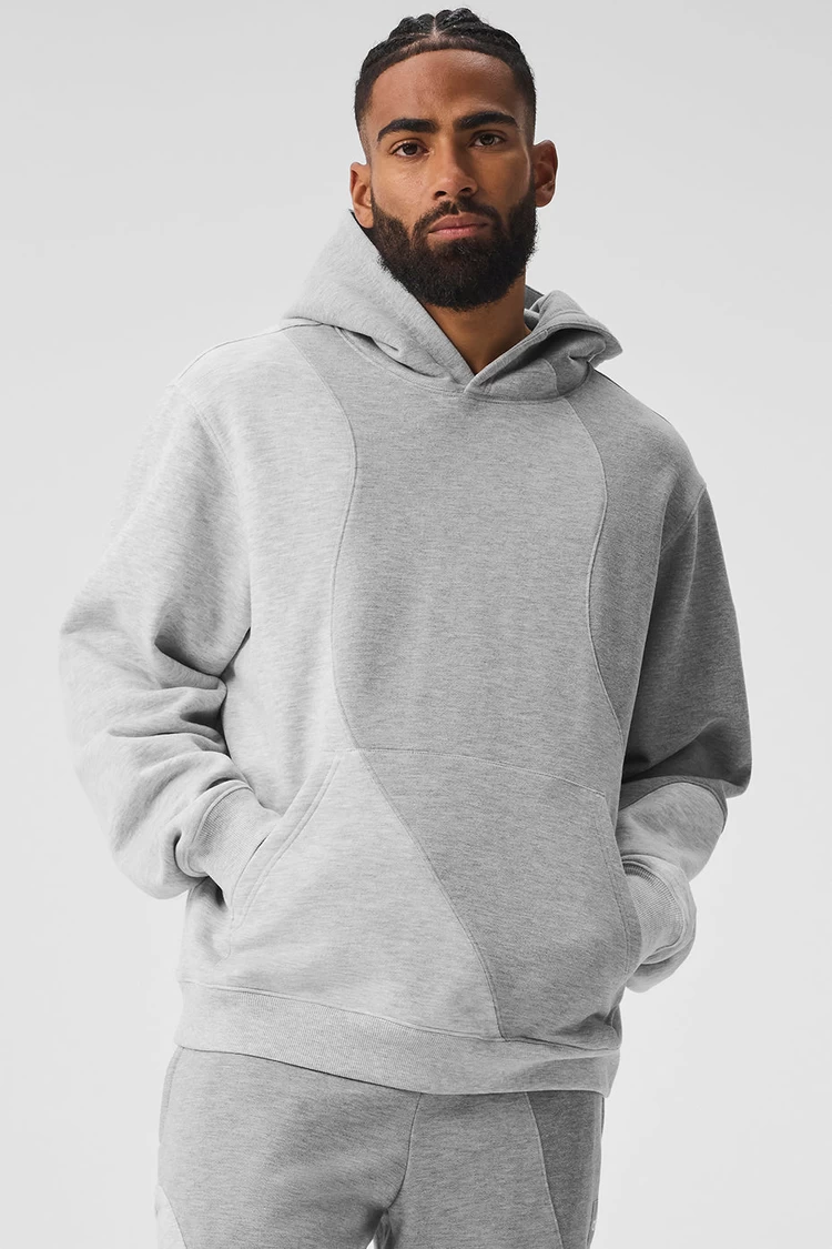 Aloyoga Make Waves Hoodie - Athletic Heather Grey Tonal