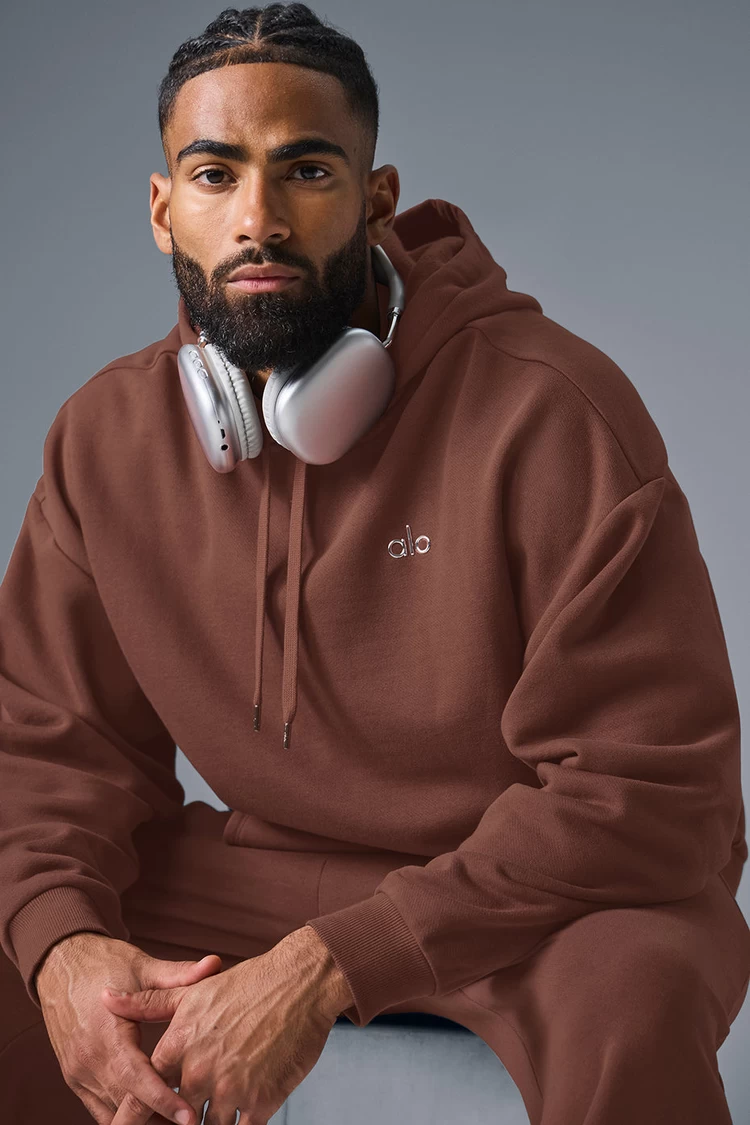 Aloyoga Accolade Hoodie - Chestnut