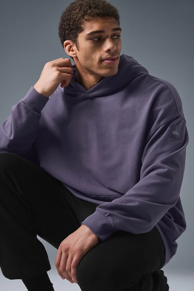 Aloyoga Double Take Hoodie - Italian Plum