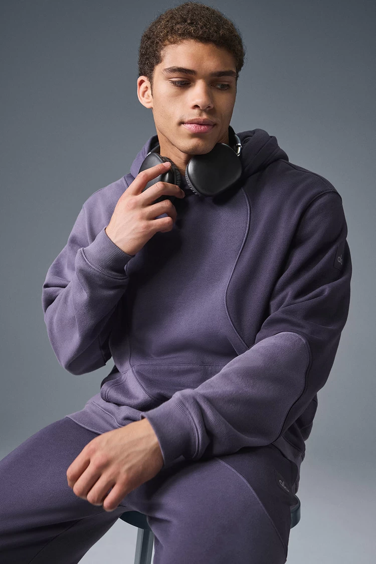Aloyoga Make Waves Hoodie - Italian Plum Tonal