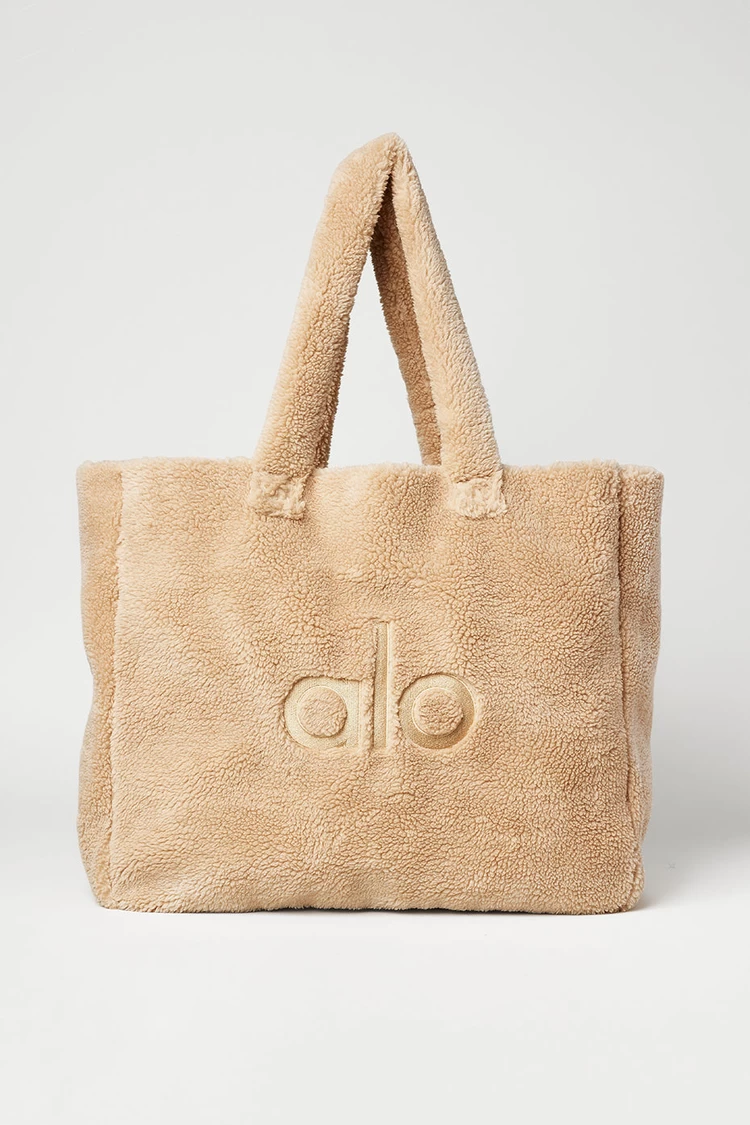 Aloyoga Foxy Sherpa Tote - Camel