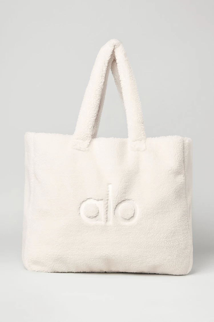Aloyoga Foxy Sherpa Tote - Ivory
