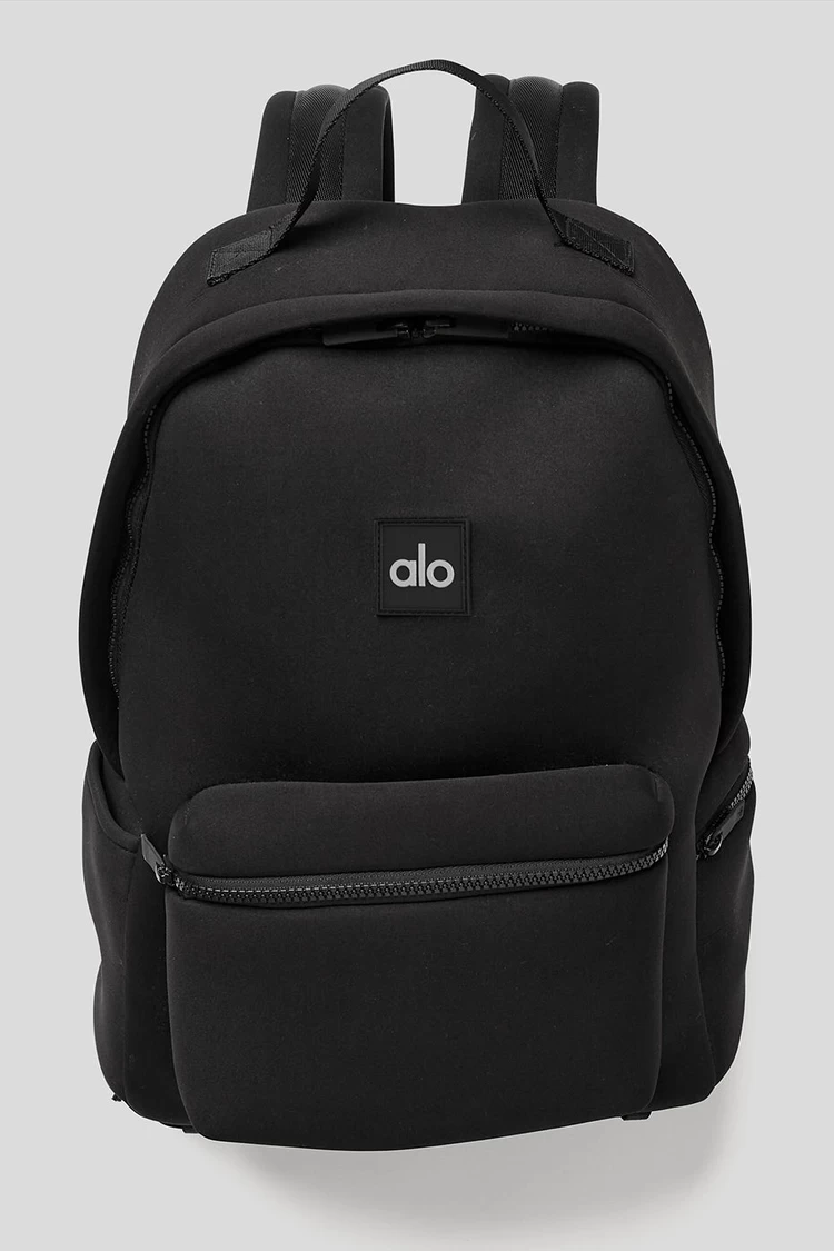 Aloyoga Stow Backpack - Black/Silver
