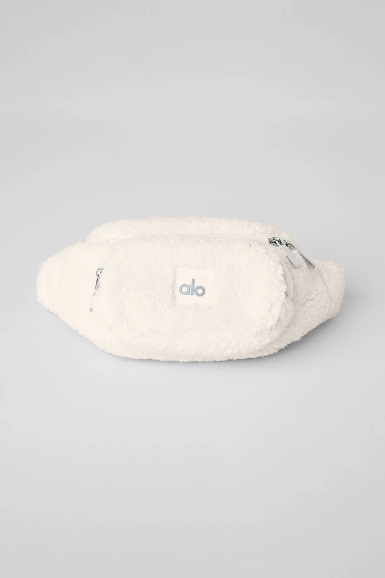 Aloyoga Sherpa Explorer Fanny Pack - Ivory