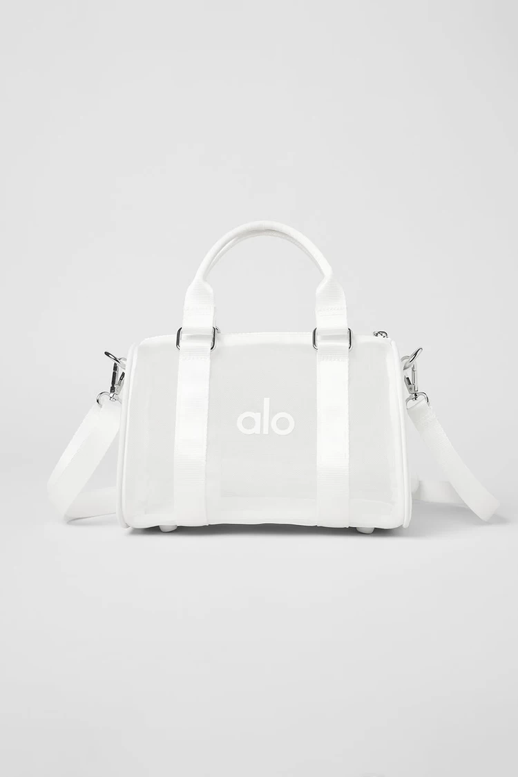 Aloyoga Mini Sheer Duffle - White