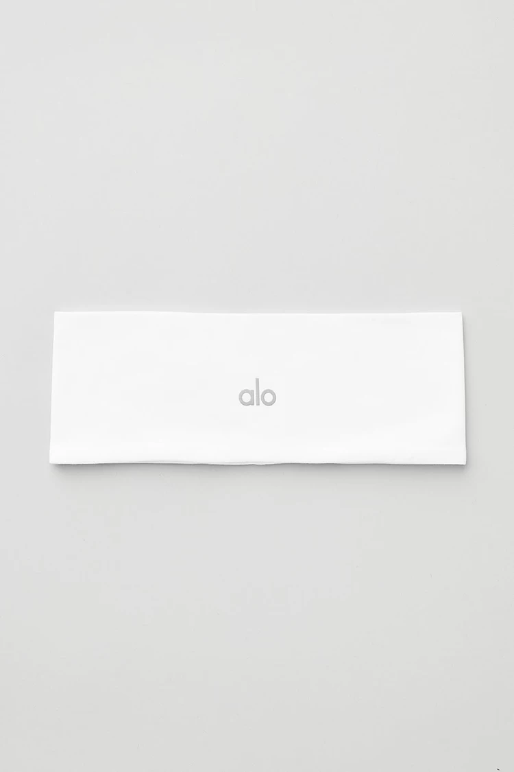 Aloyoga Performance Conquer Headband - White