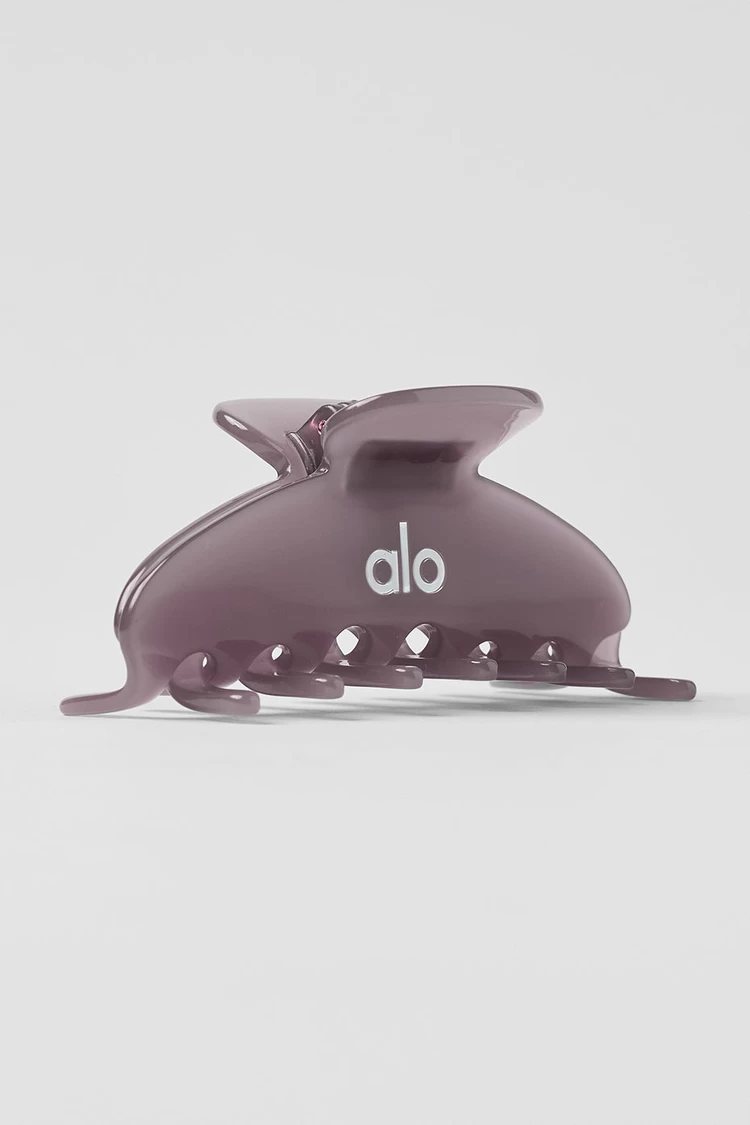 Aloyoga 90's Claw Clip - Raisinette Clear