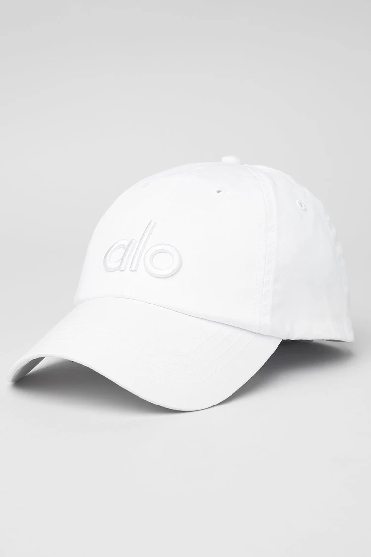 Aloyoga Off-Duty Cap - Bright White/White