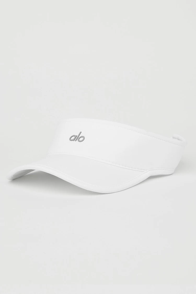 Aloyoga Performance Eclipse Visor - White