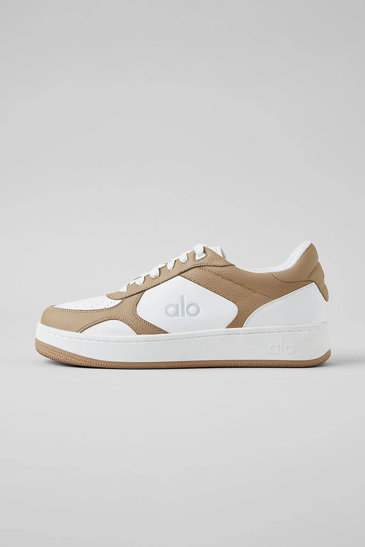 Aloyoga Alo Recovery Mode Sneaker - Gravel/White