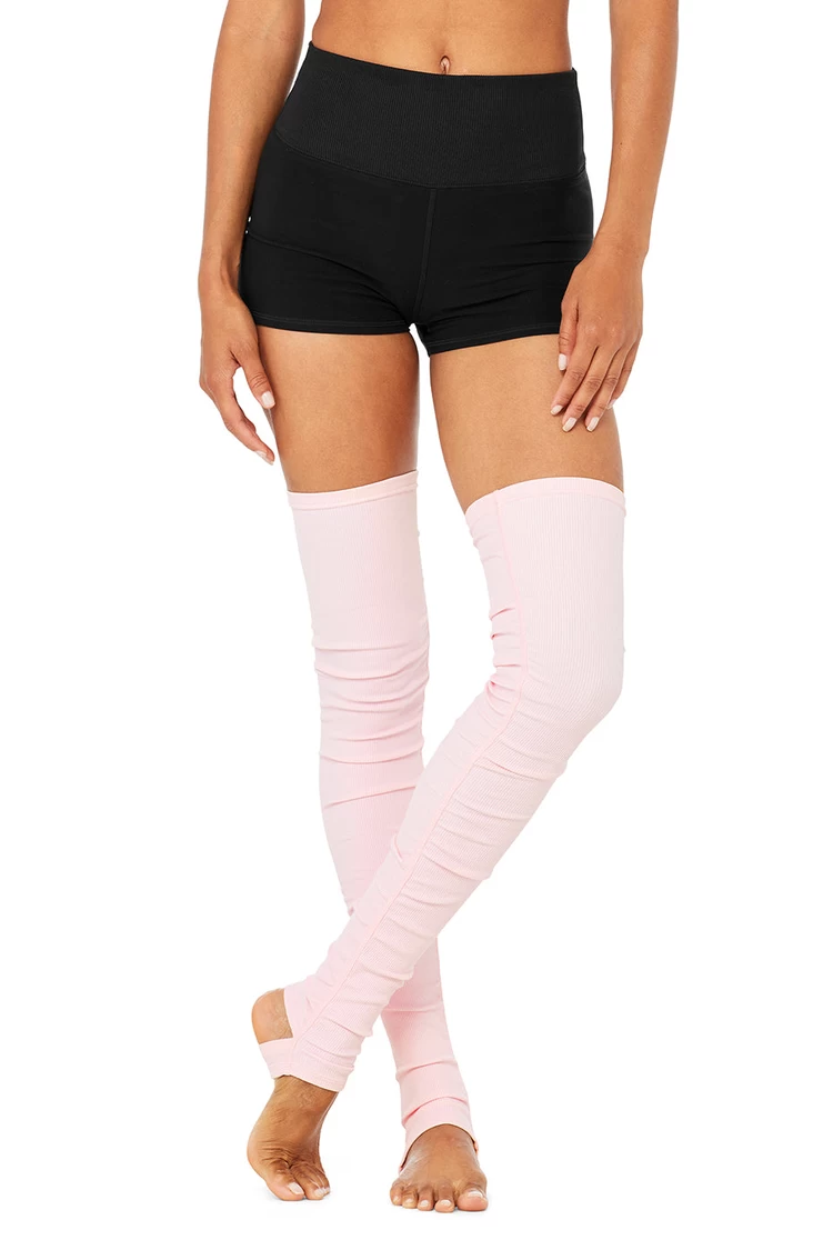 Aloyoga Goddess Leg Warmer - Powder Pink