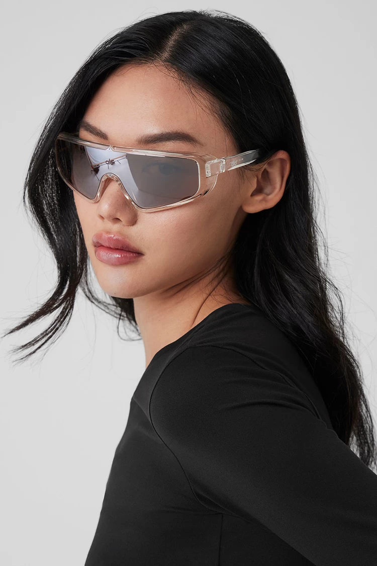 Aloyoga Infamous Sunglasses - Chrome Shiny/Clear