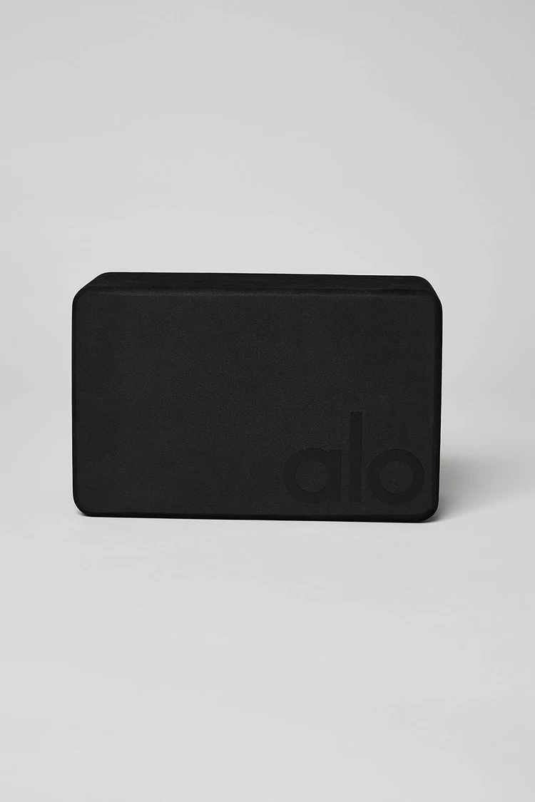 Aloyoga Uplifting Yoga Block - Black