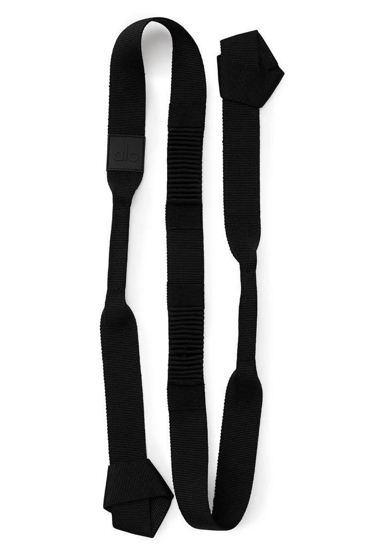 Aloyoga Duality Yoga Strap - Black