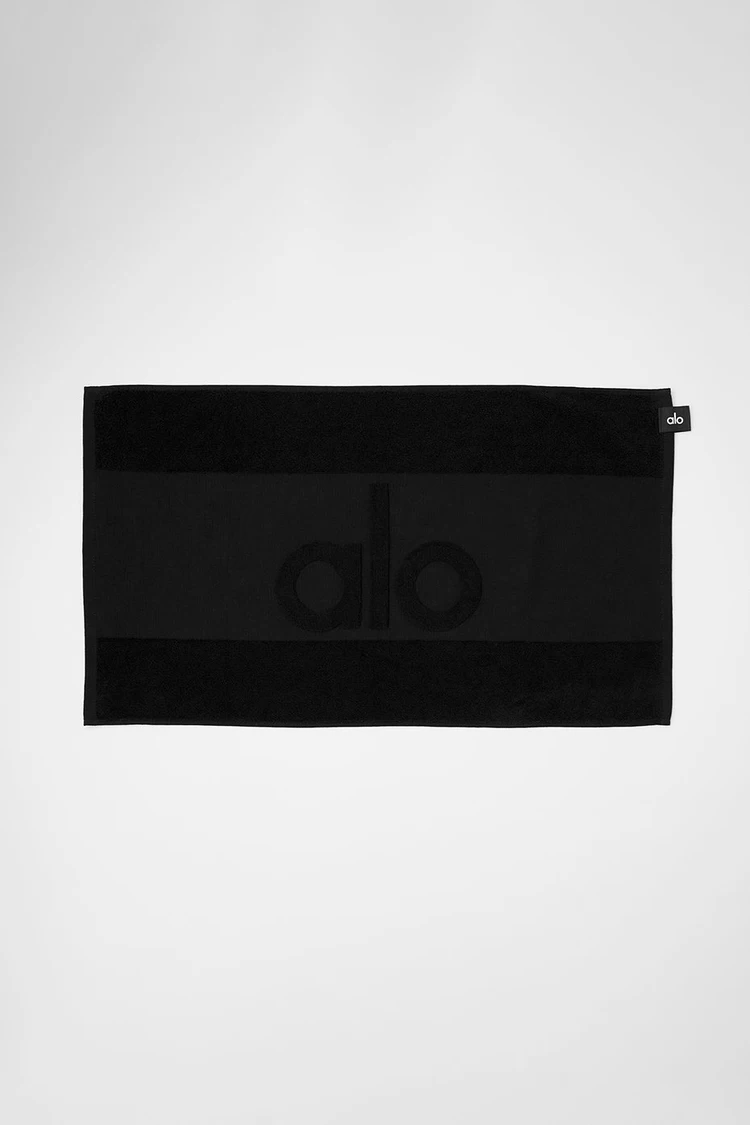 Aloyoga Keep It Cool Gym Towel - Black