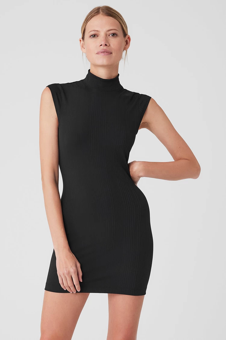 Aloyoga Run It Back Dress - Black