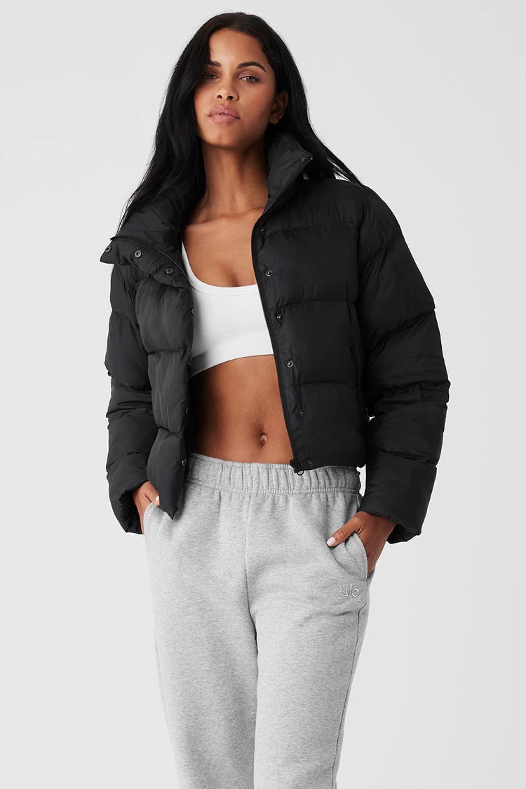 Aloyoga Gold Rush Puffer - שחור
