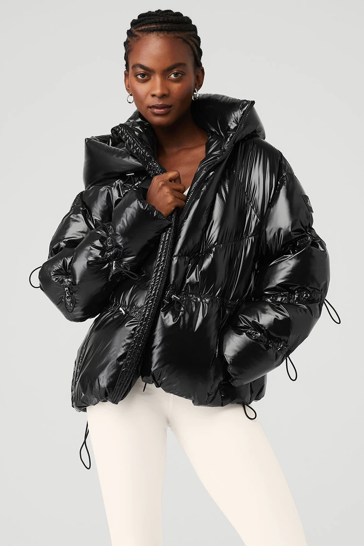 Aloyoga Stunner Puffer Jacket - Black